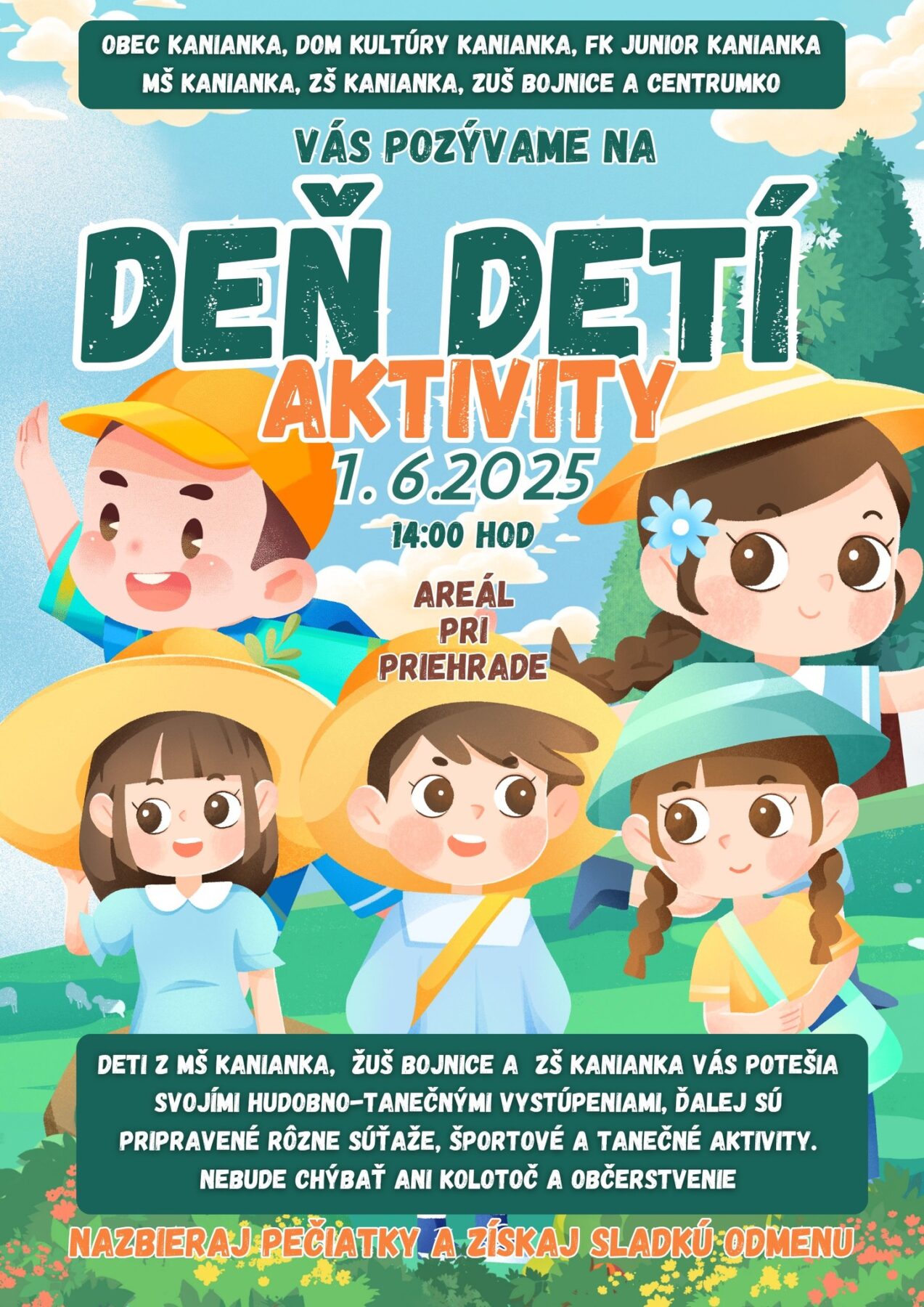 plagát -  deň detí v kanianke