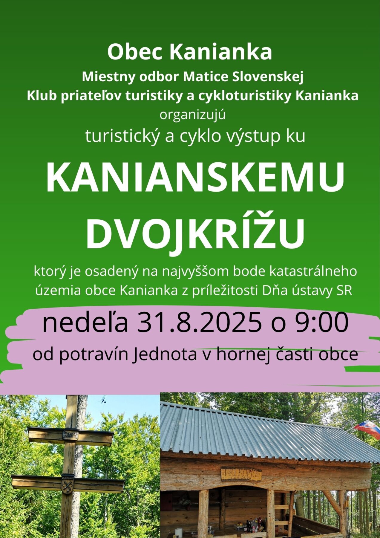 plagát - výstup ku kanianskemu dvojkrížu