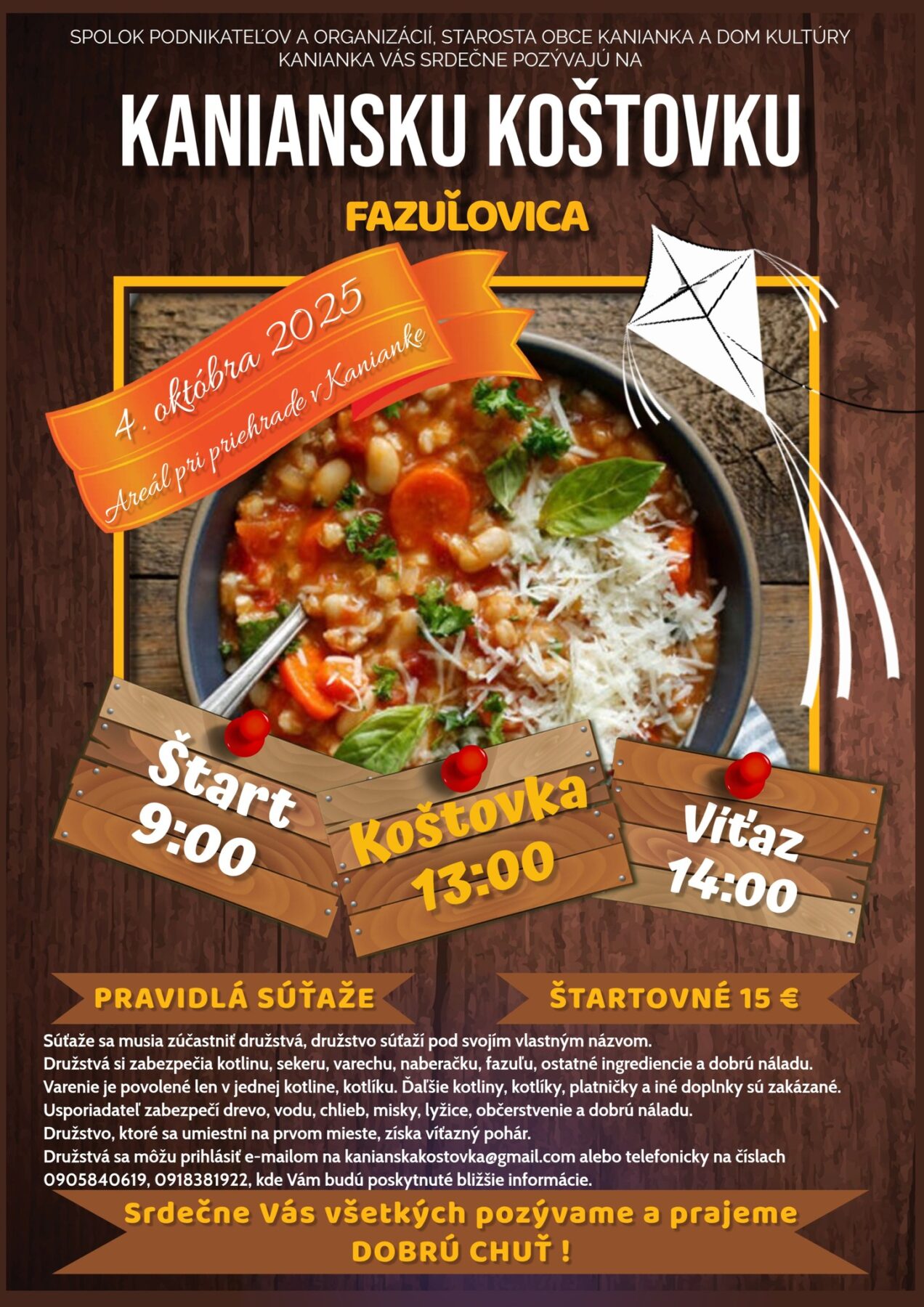 Plagát - Kanianska koštovka 4.10.2025