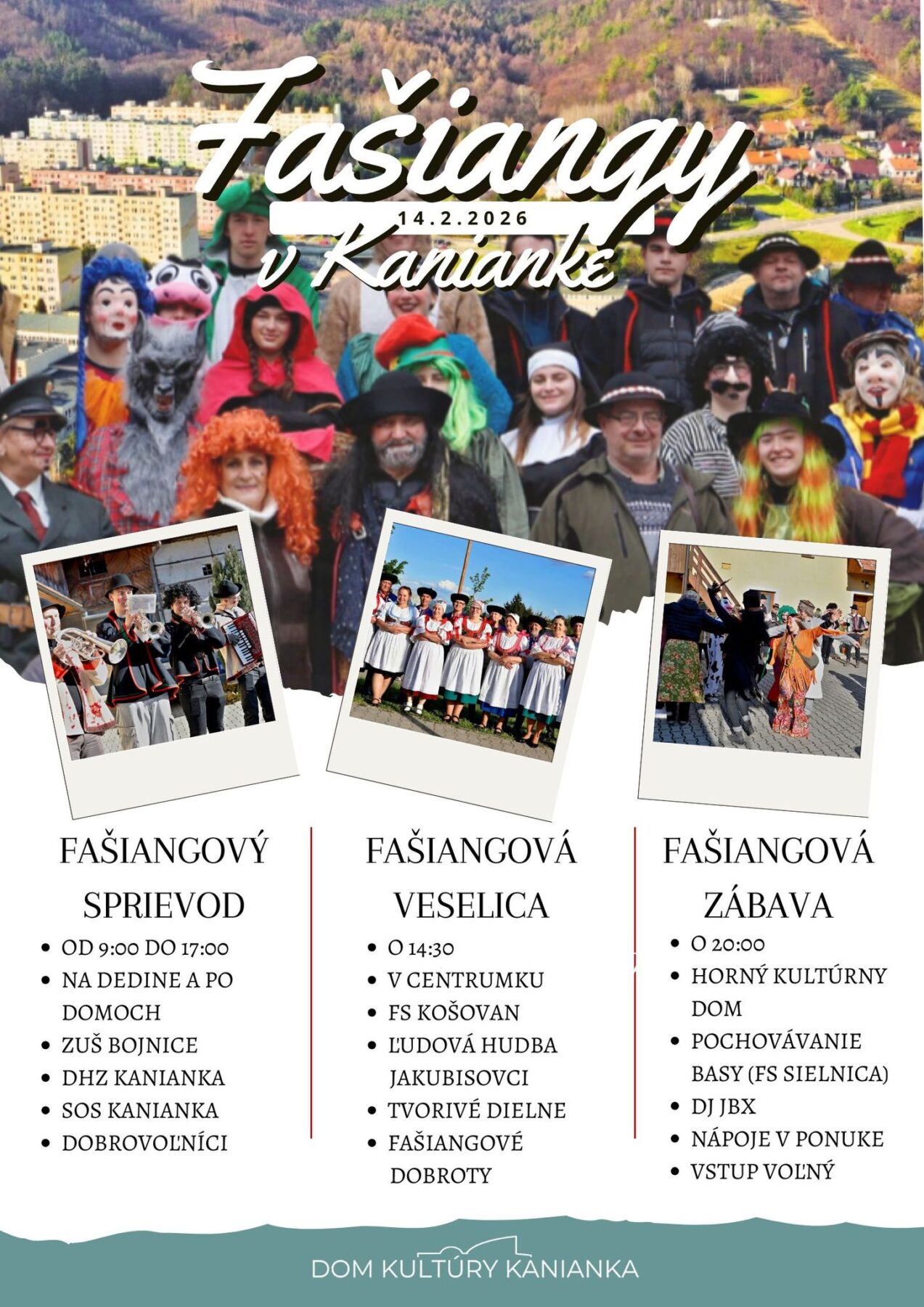 Plagát - Fašiangy v Kanianke